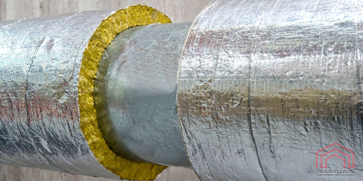 Lana mineral con foil